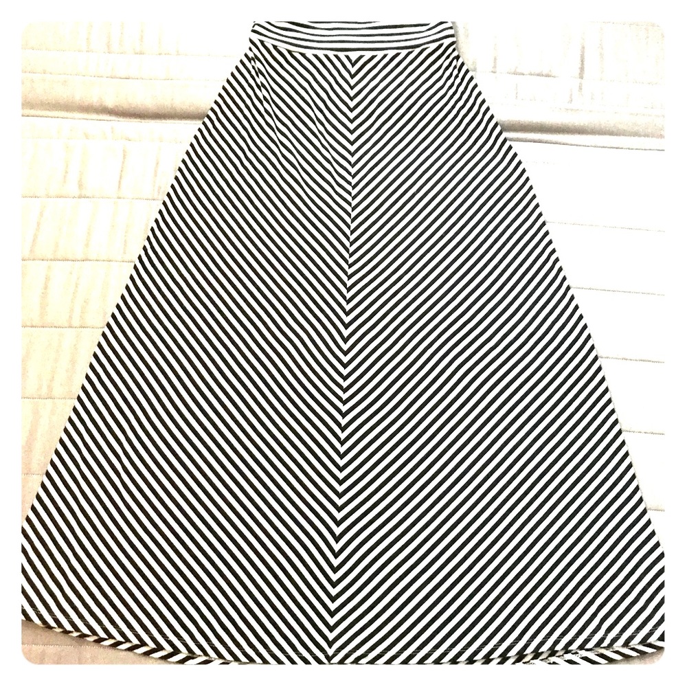 Merona Striped Maxi Skirt